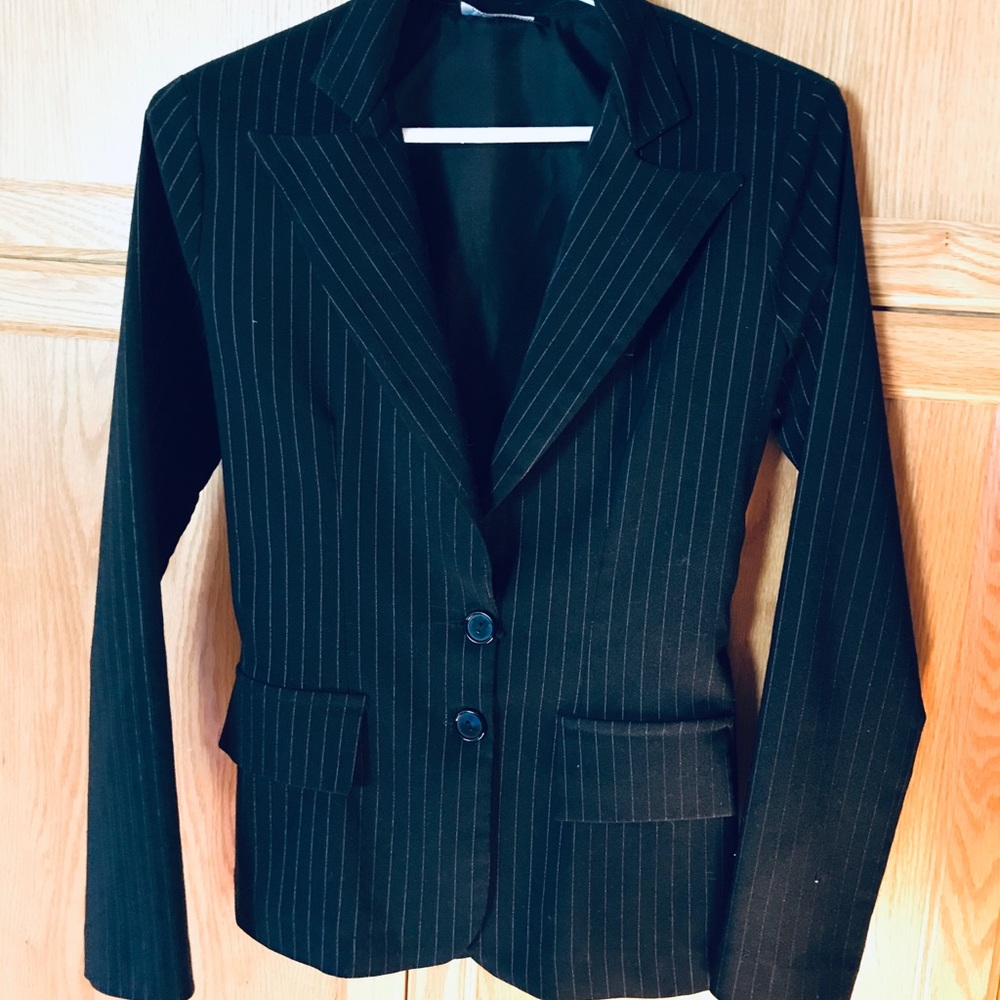 Pinstripe blazer